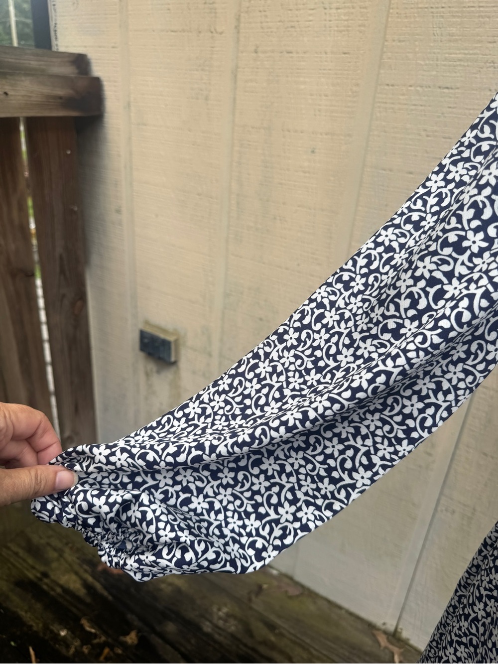 Boden Navy and White Floral Midi Shirt Dress - Picture 6 of 14